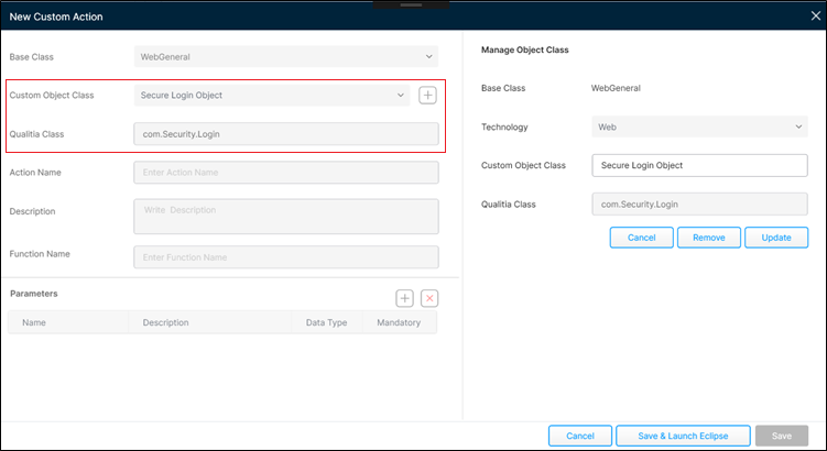 Work with Custom Action Module